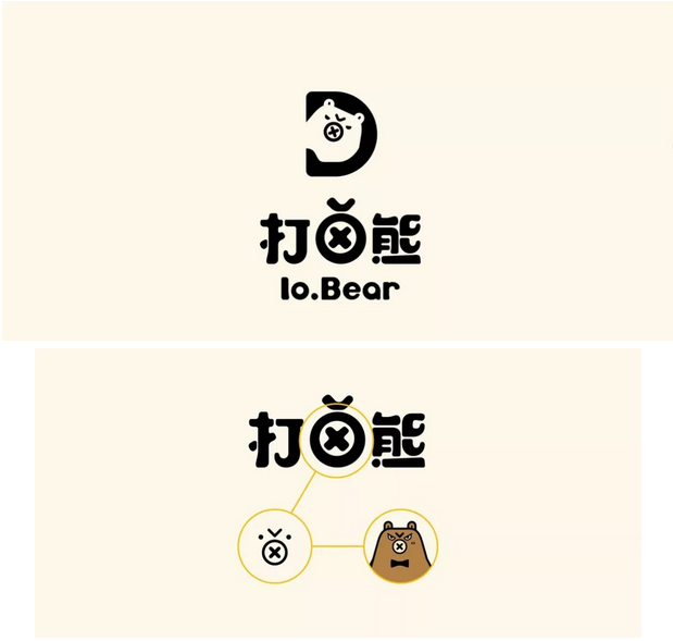 打卤熊logo设计
