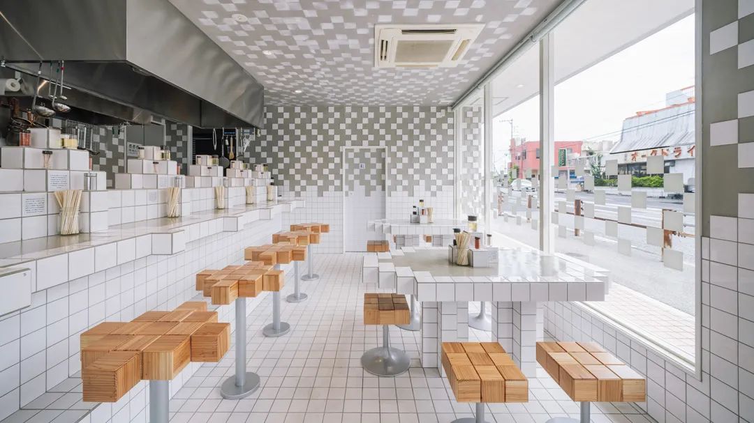 日本拉面店餐饮空间设计