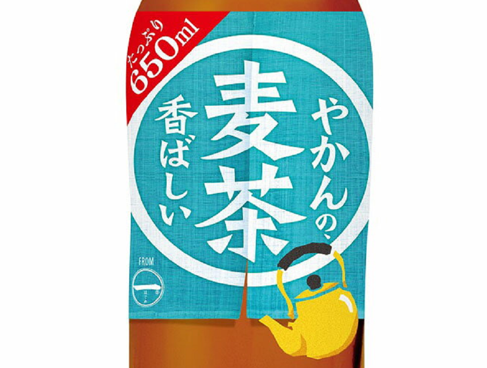 可口可乐麦茶包装设计